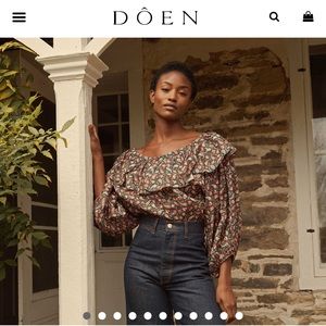 BNWT DOEN Cielito top SZ XS